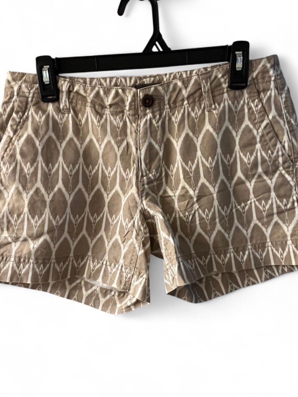 The North Face Women's Taupe Ikat Print Shorts - Picture 2 of 4